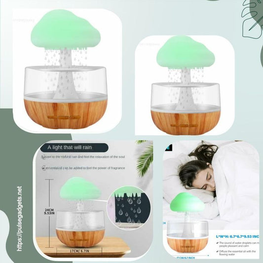 Diffuseur 3 en 1 ,Humidificateur, Diffuseur d'Arômes et Veilleuse