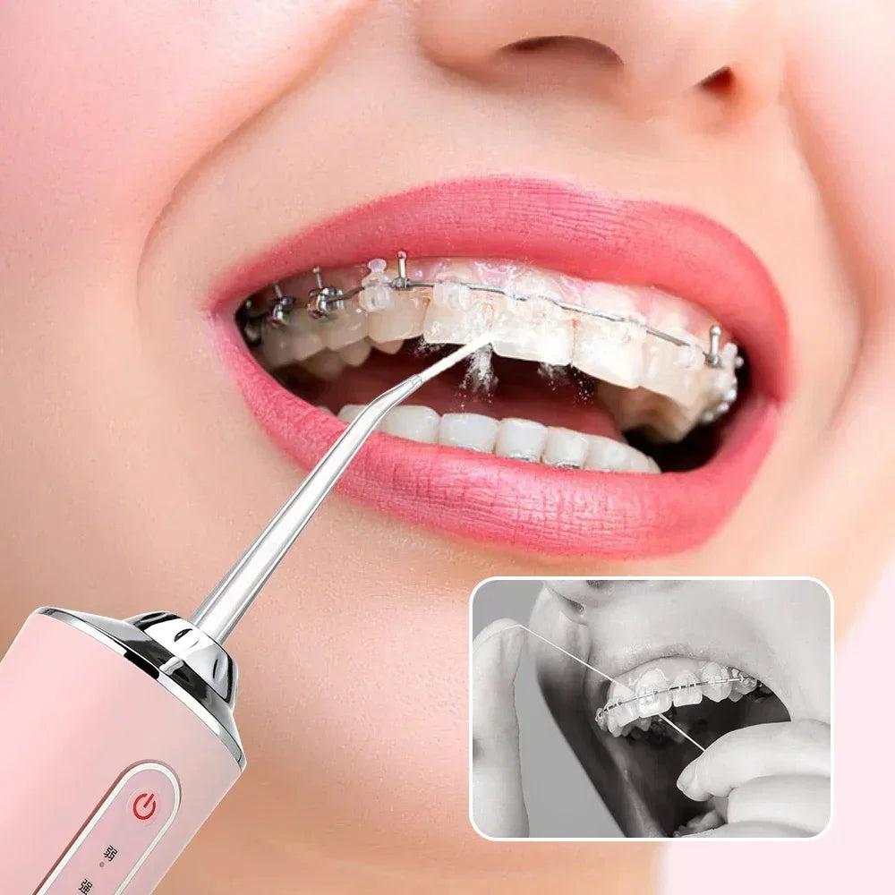 Hydropulseur , le jet dentaire
