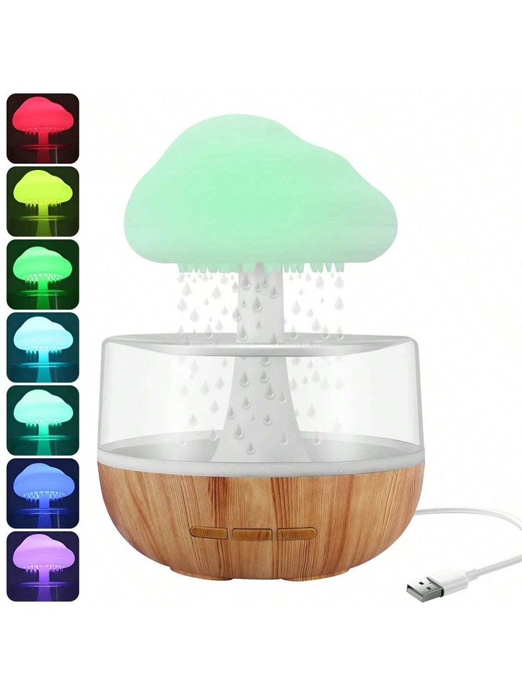 Diffuseur 3 en 1 ,Humidificateur, Diffuseur d'Arômes et Veilleuse
