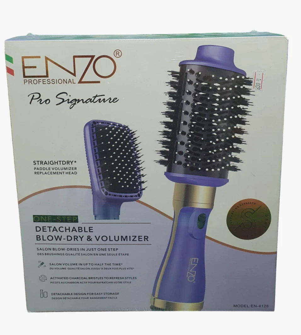 Brosse Sèche-Cheveux &amp; Volumisatrice 2-en-1 | Enzo Pro Signature EN-4128
