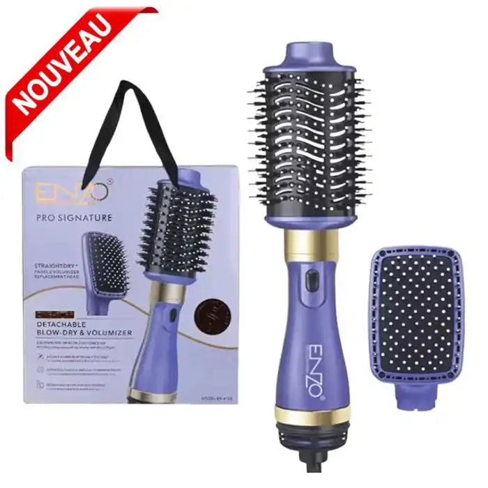 Brosse Sèche-Cheveux &amp; Volumisatrice 2-en-1 | Enzo Pro Signature EN-4128