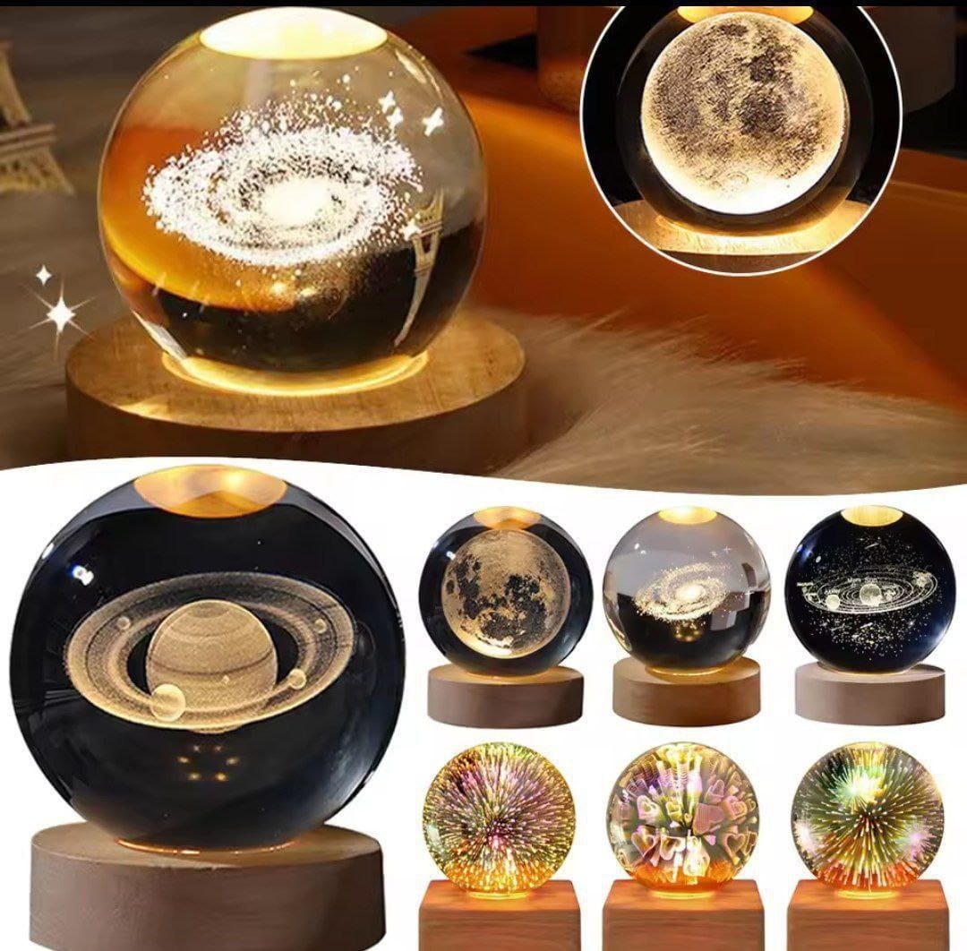 3D Crystal Ball Lamp LED