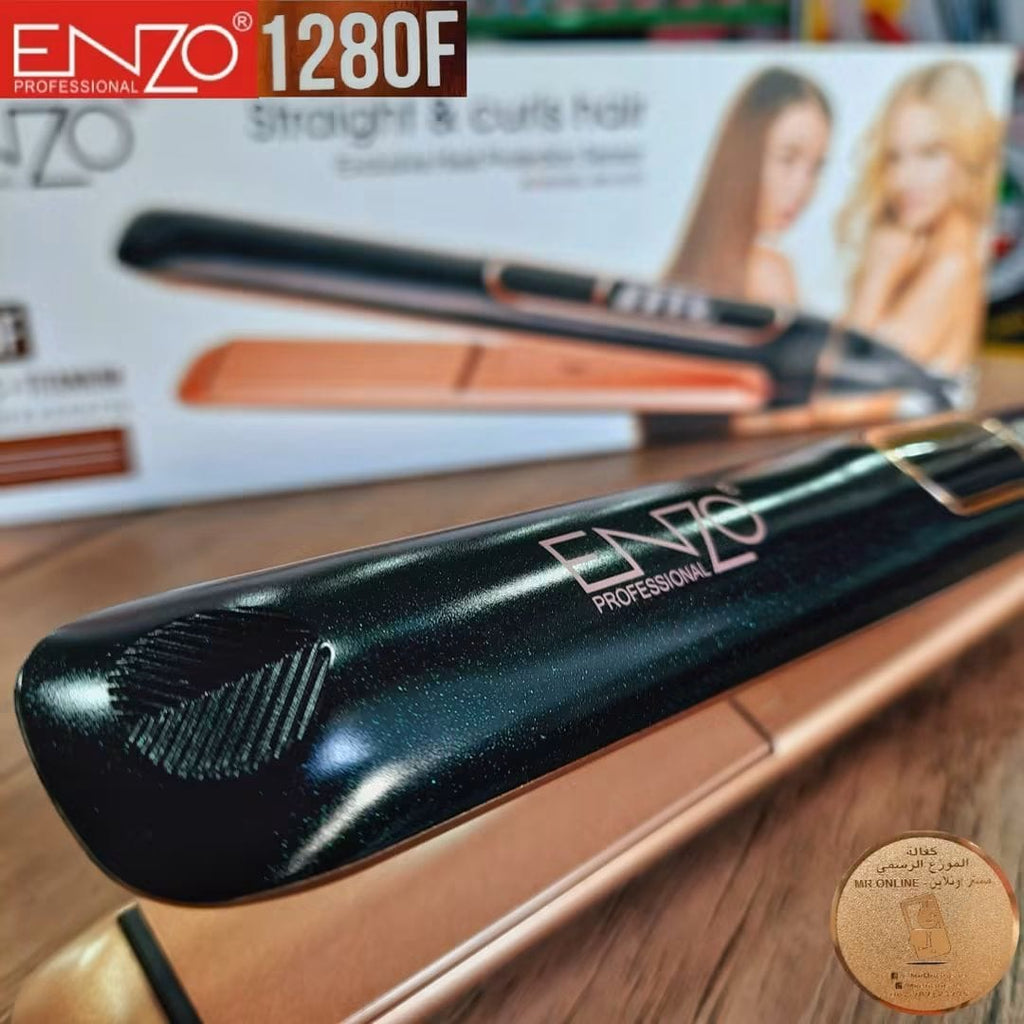 Enzo Professional – Lisseur 2 en 1 Straight & Curls