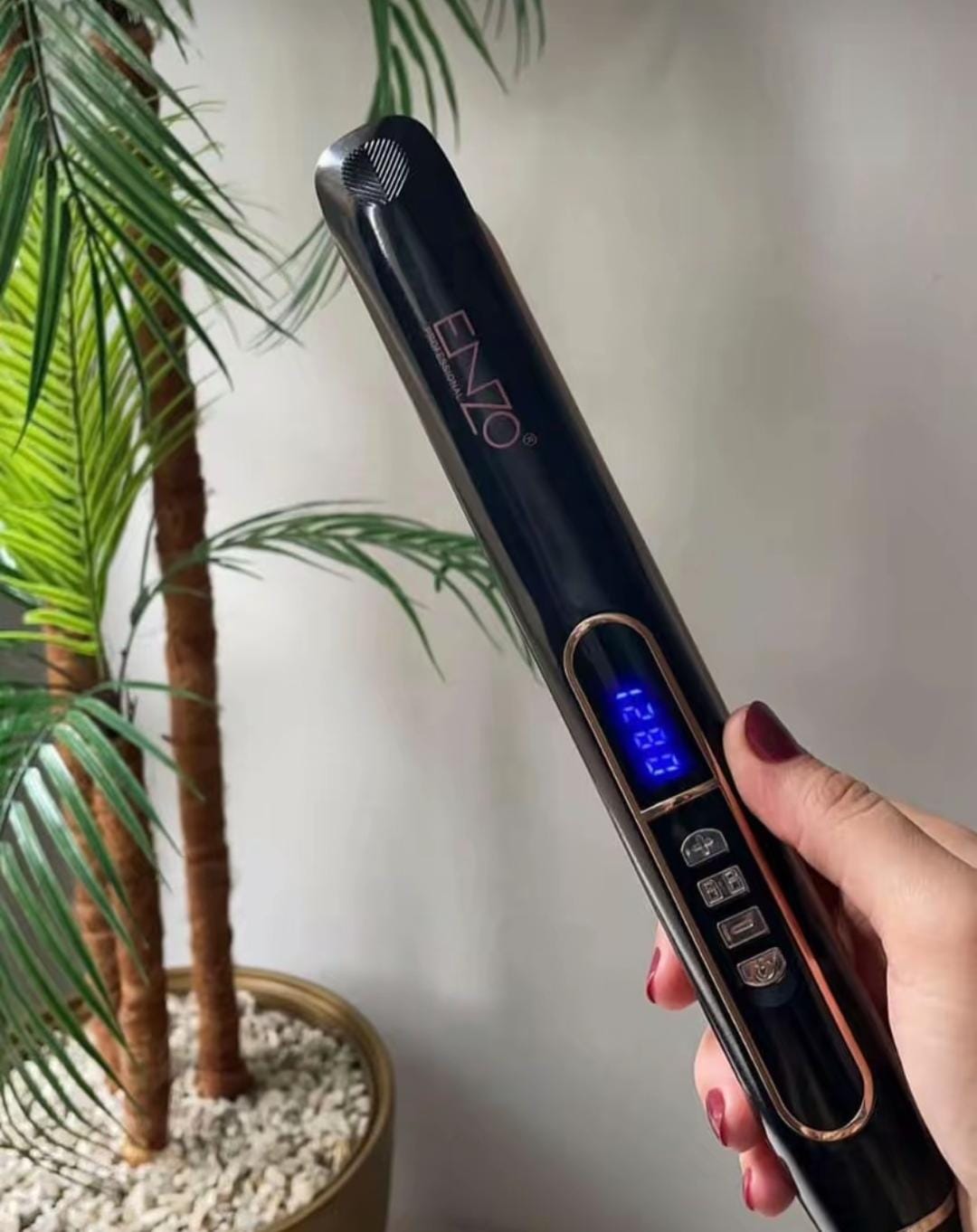 Enzo Professional – Lisseur 2 en 1 Straight & Curls