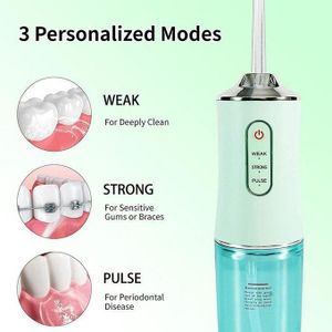 Hydropulseur , le jet dentaire