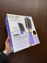 Brosse Sèche-Cheveux &amp; Volumisatrice 2-en-1 | Enzo Pro Signature EN-4128