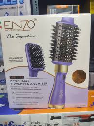 Brosse Sèche-Cheveux &amp; Volumisatrice 2-en-1 | Enzo Pro Signature EN-4128