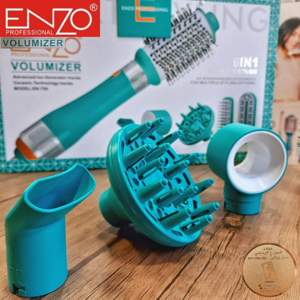 ENZO Professional Brosse Soufflante 6-en-1