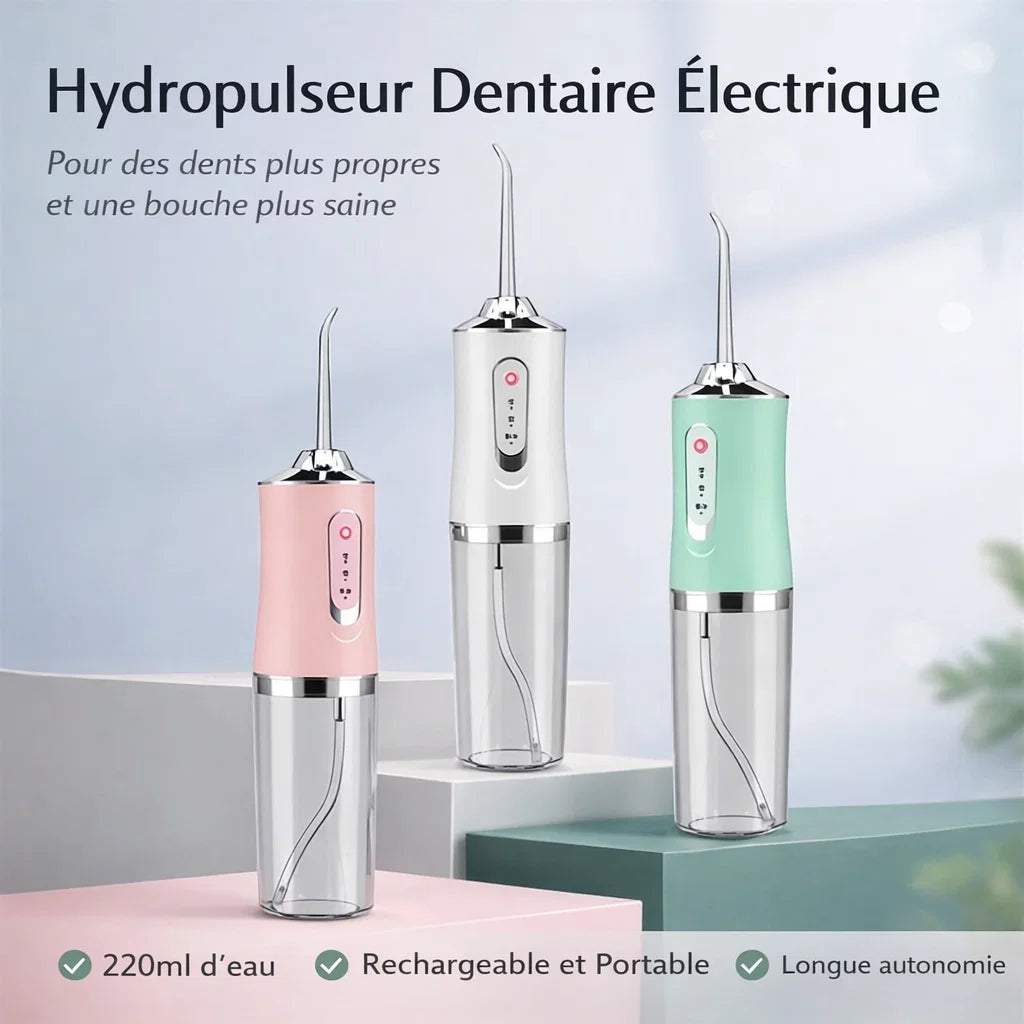 Hydropulseur , le jet dentaire